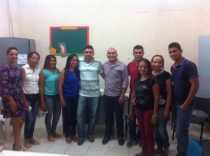 Visita do Coordenador da Ação no Município de Marajá do Sena
